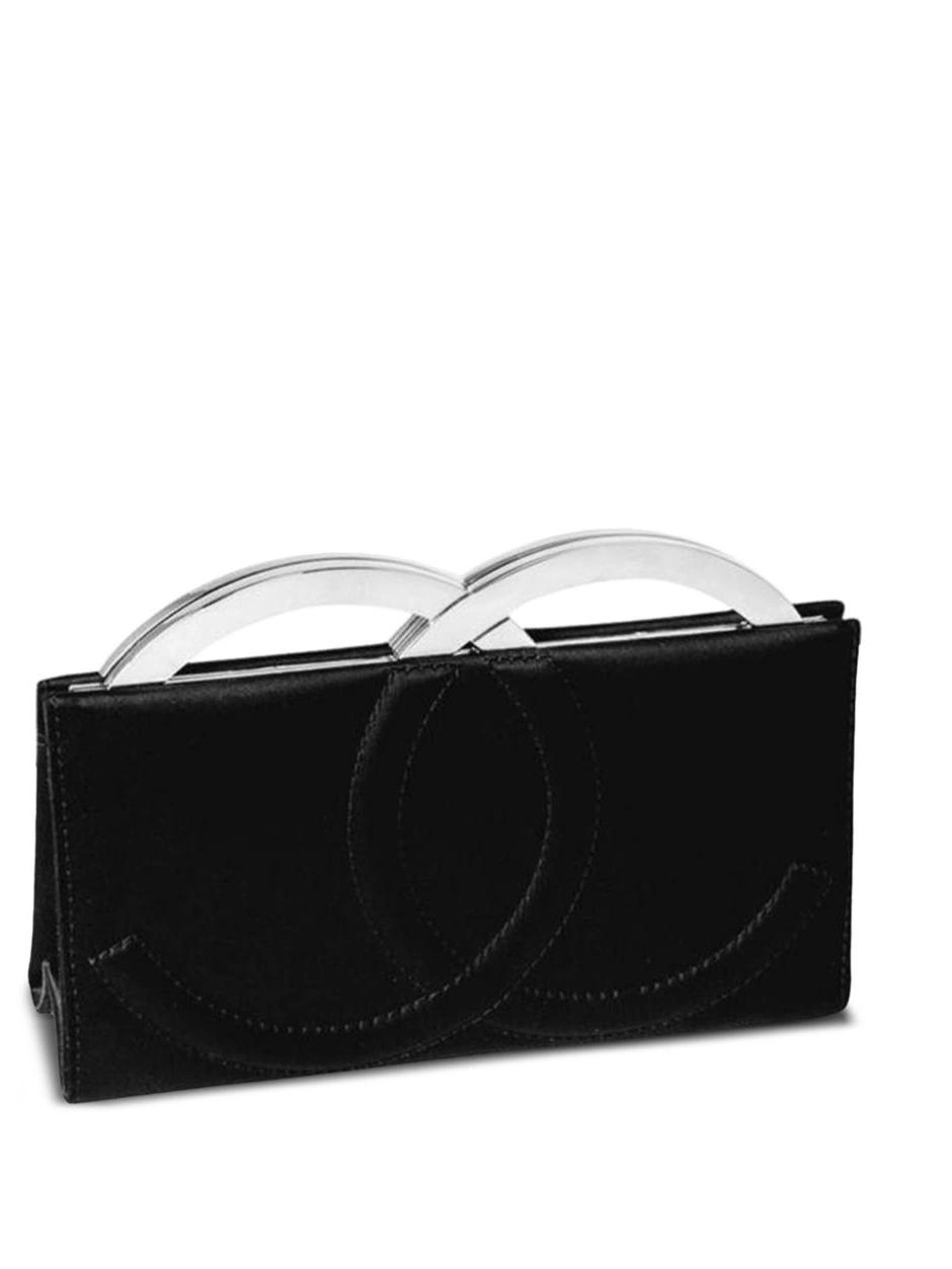 Affordable HOT SALE CC satin Women clutch 2004 bag CHANEL 0421